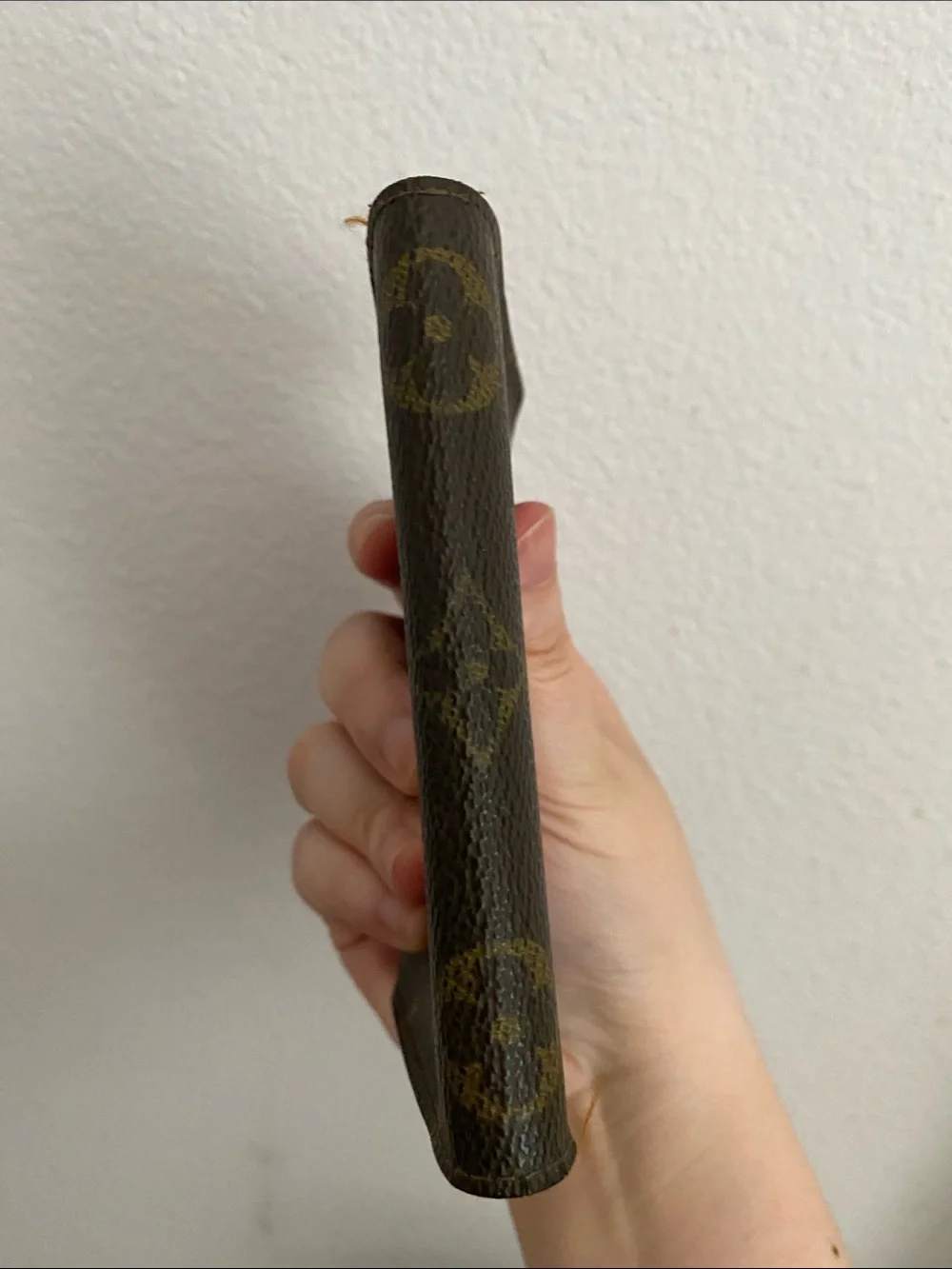 Authentic Louis Vuitton Monogram Canvas Wallet in Brown and Gold